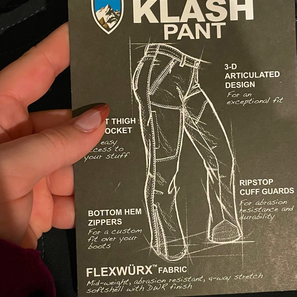 klash winter pants